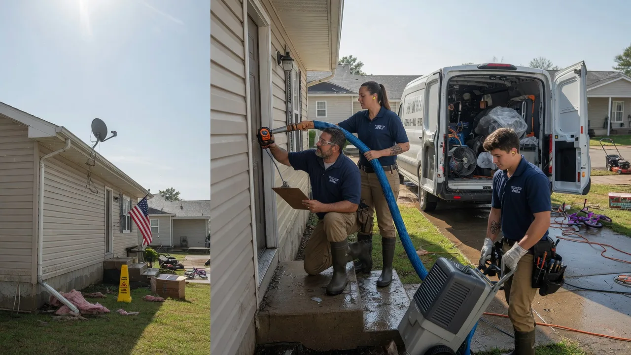 Ceiling Water Damage Restoration in Land O Lakes, WI near me